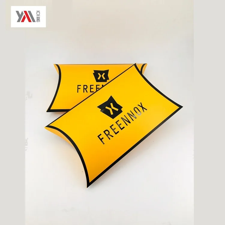 Chinese wholesale custom recycled fancy small paper pillow box