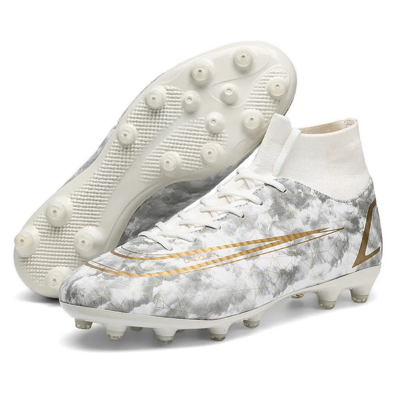 Manufacturing Customize Wholesale High Top Turf Tf Cheap Football Boots Shoes Soccer Cleats For Men