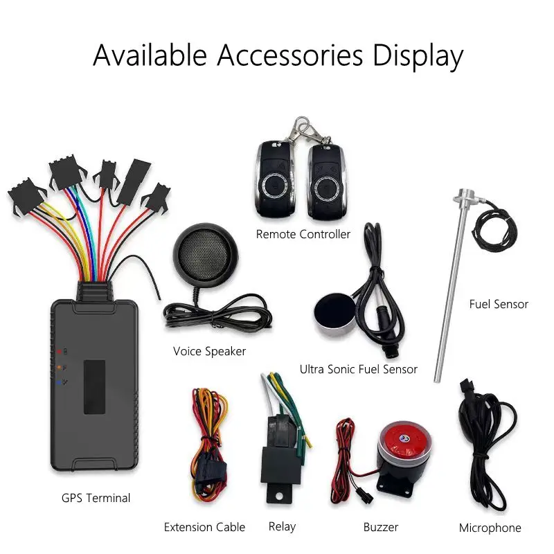 GPS tracker TK100 with mic speaker relay external antenna for electric bike GPS tracking 4G waterproof GPS tracking device