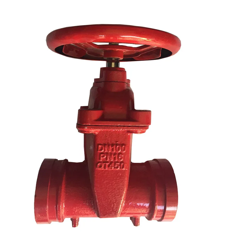 
PN10 PN16 Groove Dark Stem Gate Valve 