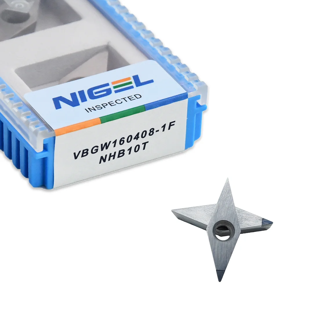 Nigel OEM VBGW160408 custom cnc cutting blade for aluminum coated diamond insert for pcbn work processing