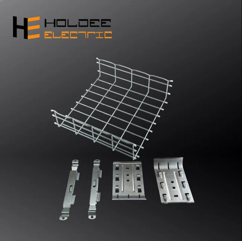 zinc plated metal cable mesh basket tray sizes
