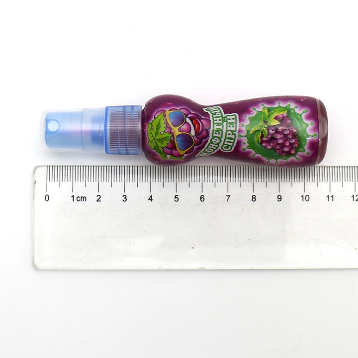 Colourful fruit flavors mini sour spray liquid candy