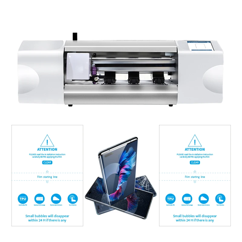 SM 2103 tablet mobile phone hidrogel tpu film cutting machine 18*12cm diy sheet protective hydrogel