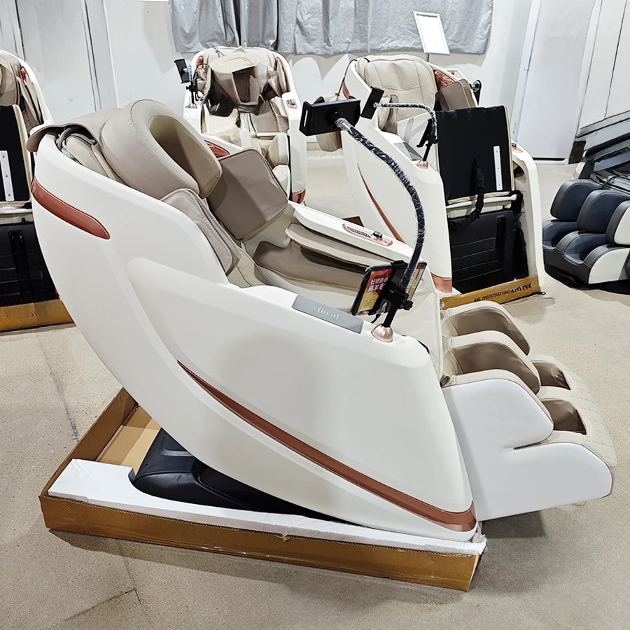 Air Pressure Massage Armchair 4d Manual-Wired Control Massage Chair For Rolling