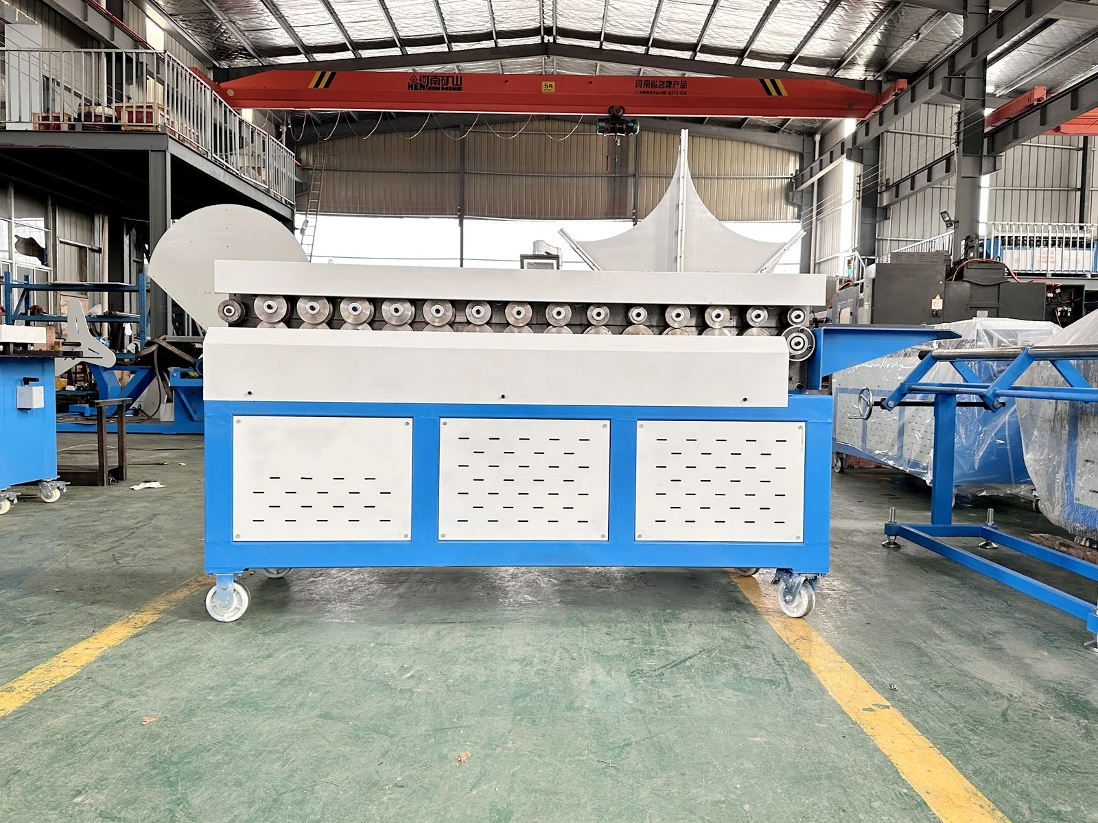 high quality Sheet Metal TDF Air Duct Flange Forming Machine for Rectangular duct making