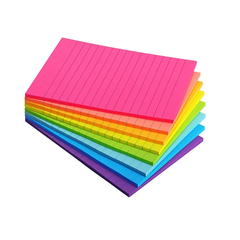 Wholesale Custom Sticky Notes School office colorful Memo Pad Writing Notes