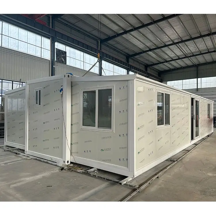 Foldable Modular House Container House 40 Ft Expandable 40ft Prefab Automatic Expandable Container House
