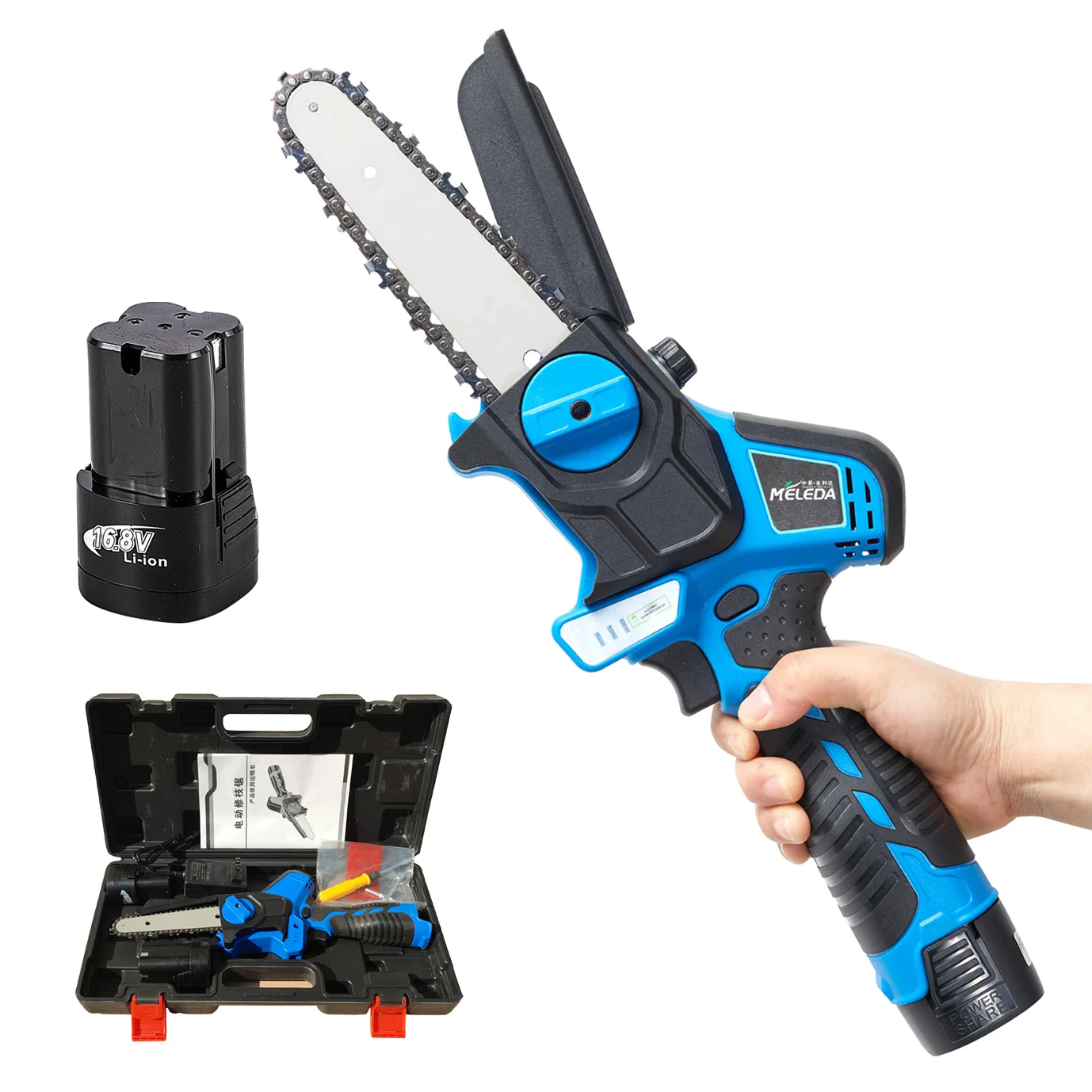 Портативная цепная пила 6 дюймов 21 в