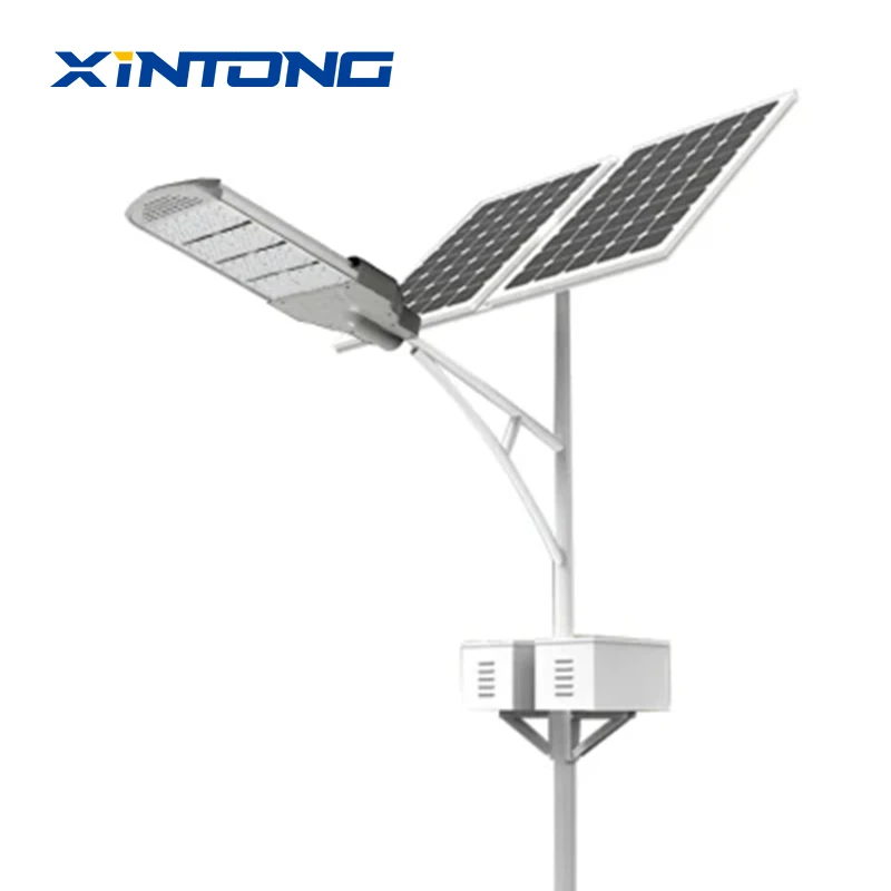 XINTONG 5 Years Warranty Solar Street Lamp in One Solar LED Street Light with Pole IP67 Integrated All 60w 80w 100w 120w