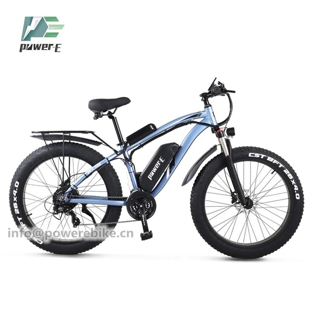 26-дюймовый большой мощности 48V 750W Электрический горный велосипед ребёнка ройялас 17Ah батареи по заводским ценам мотовелосипед с шинами широкого диаметра
