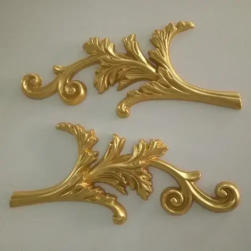 
High density polyurethane PU foam decorative onlays decorative veneer accessory manufactory 