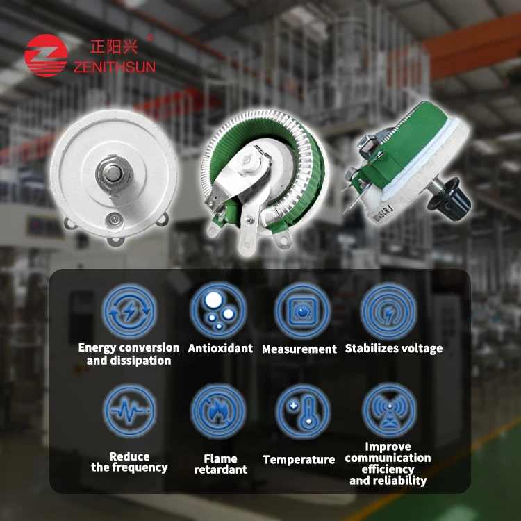 150W Ceramic Tray Wire Wound Variable Power Painted Coating Rheostat