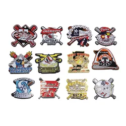 Factory Directed Custom Badges Sports Baseball Pins Enamel Badge Metal Souvenir Maker
