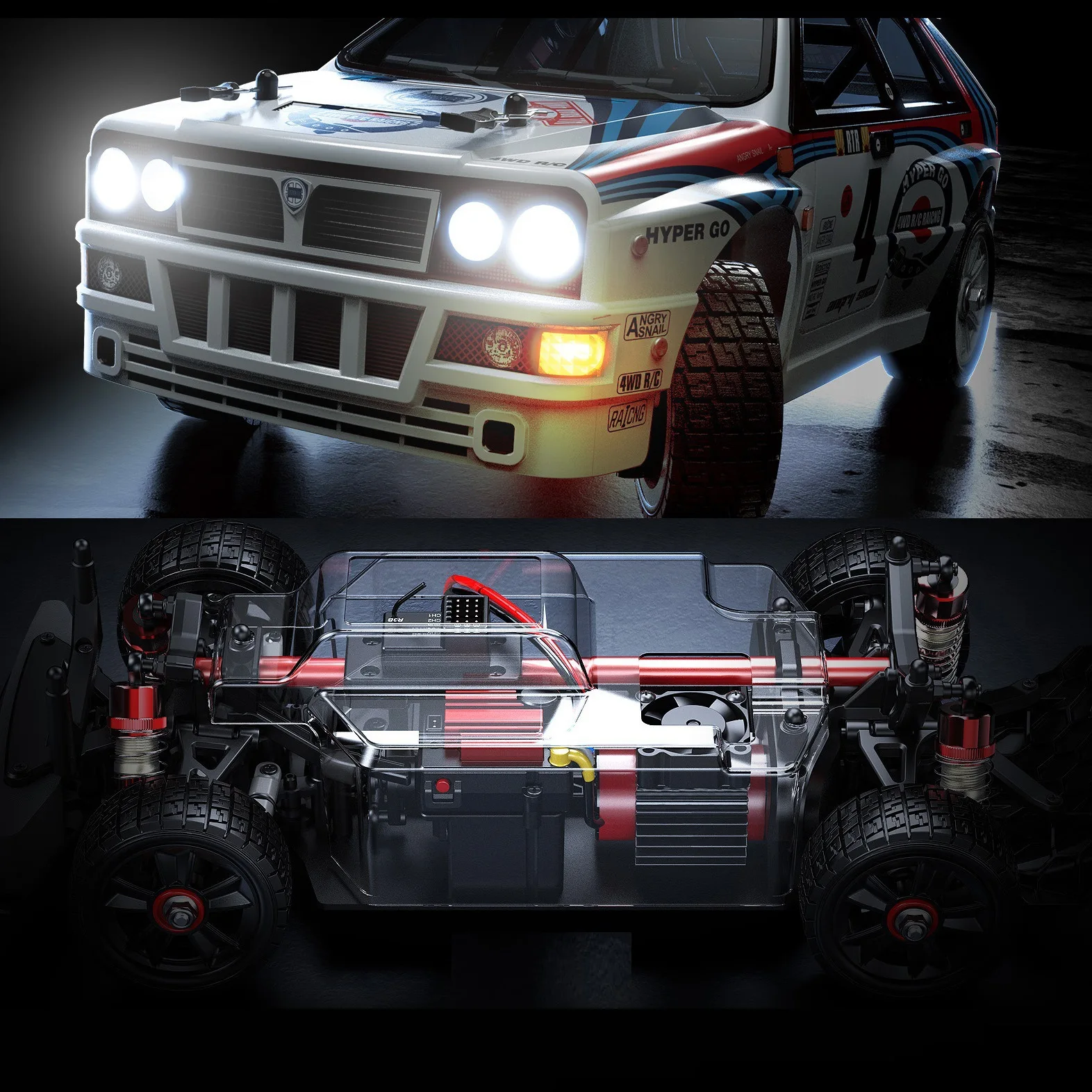 MJX 14302 Hyper Go 1/14 Drift RC Cars Racing Car All-metal Chassis Remote Control 55KM/H Brushless RC Trucks