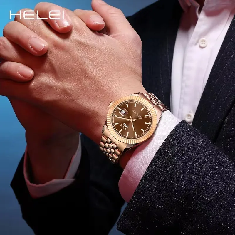 H9032A-G 9032 модные кварцевые часы из нержавеющей стали