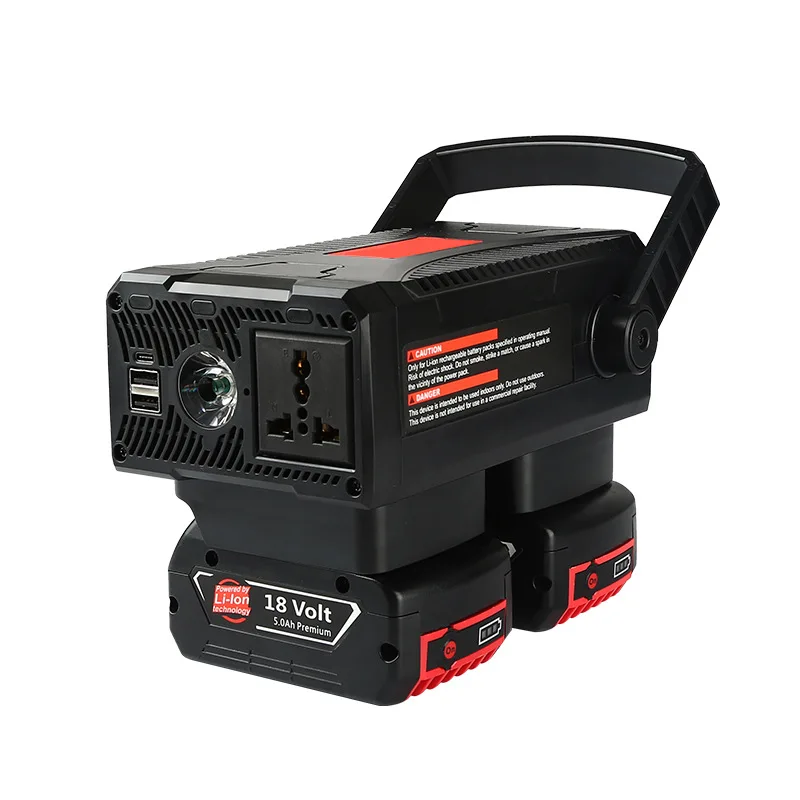 Outdoor portable power inverter for outdoor work 220V150W 2 USB&AC power station repair sine wave inverter