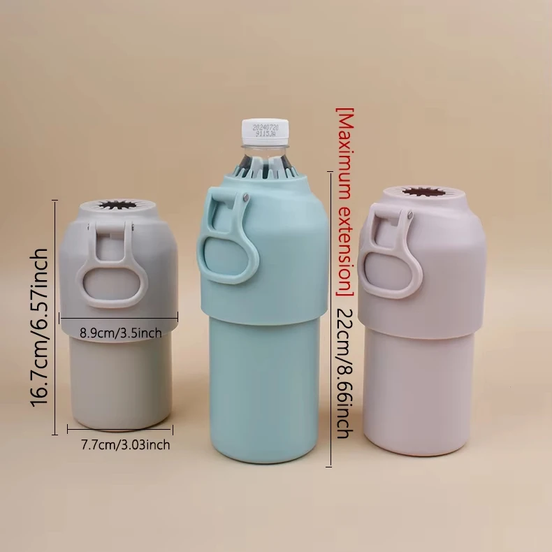 Japan New style double layer vacuum keep cold adjustable 8/18 stainless steel Cooling can insulated can cooler with handle