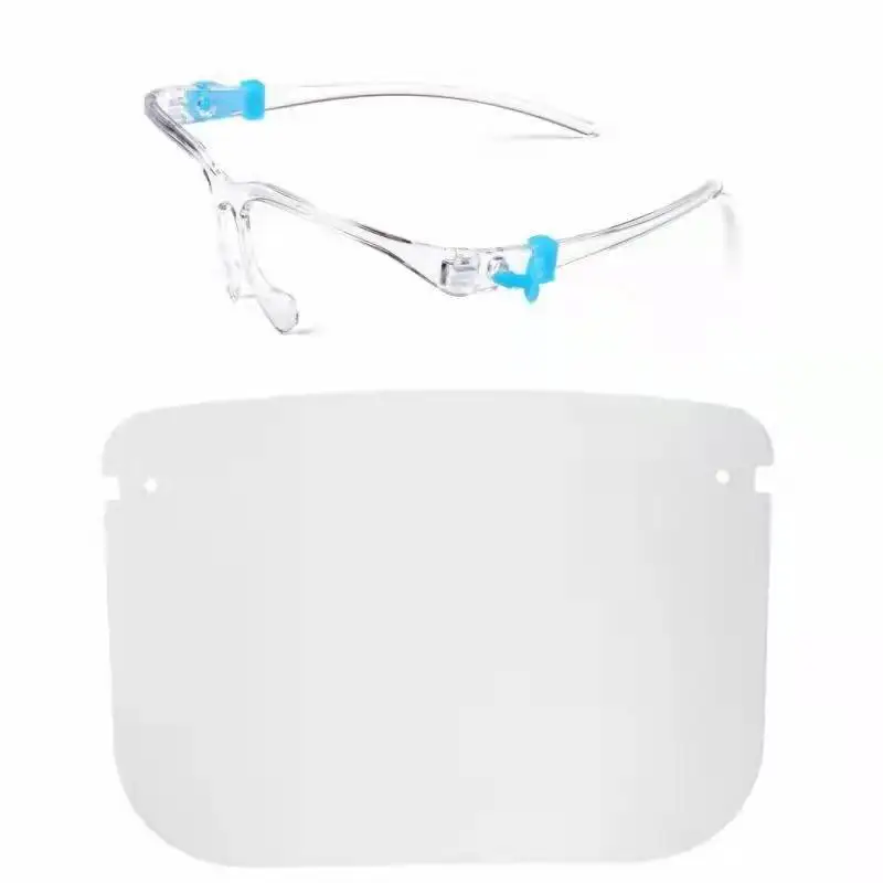 Anti Fog Eye Protect Face Reusable Facial Visor Face Shield Face shield With Glasses Frame