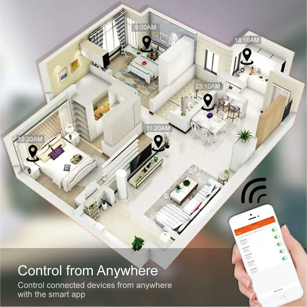 Keygma Tuya Smart Switch Wall Outlet Wifi Alexa