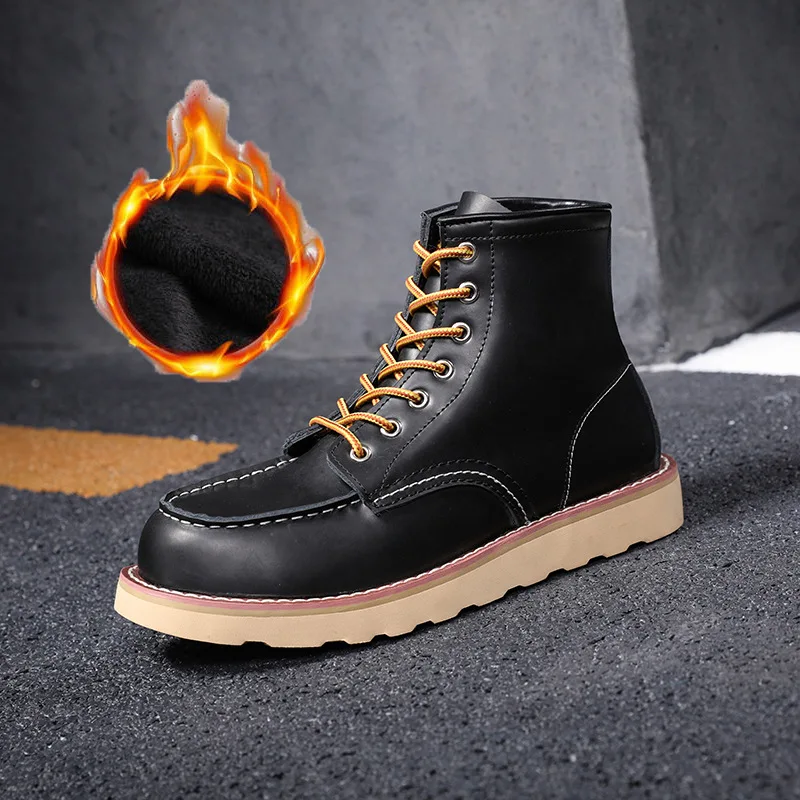 Leather Lightweight Appearance Fashion Comfortable Lightweight Waterproof High Quality Oil Leather Outdoor Boots