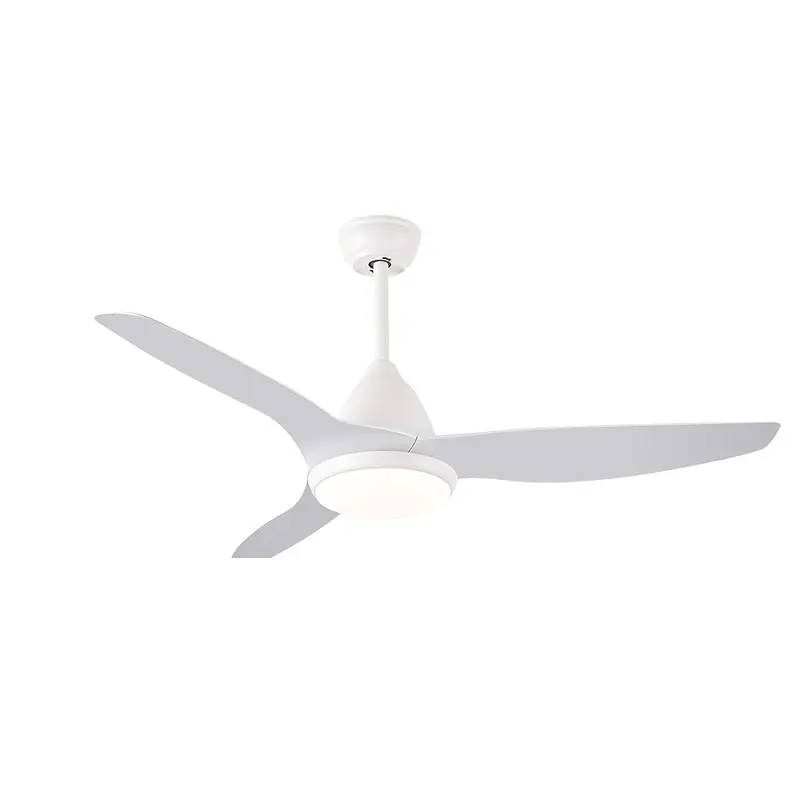 FENGYUN Ceiling Fan with light 5-Gear Remote Control 3-Color LED Lamp, 3-Blade 52 Inch Inverter DC Motor Ceiling Lamp, Reversibl