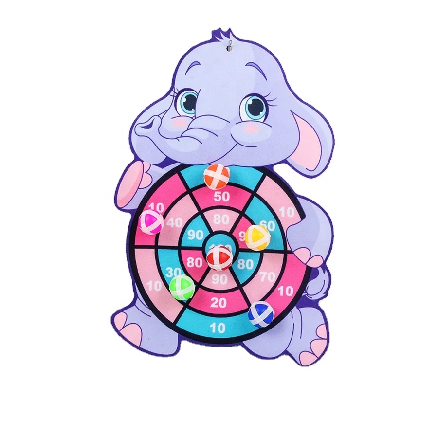 Children Target Sticky Ball Throw Dartboard Sports Kids Educational Board Games With Darts Ball Parent-child Interactive Toys