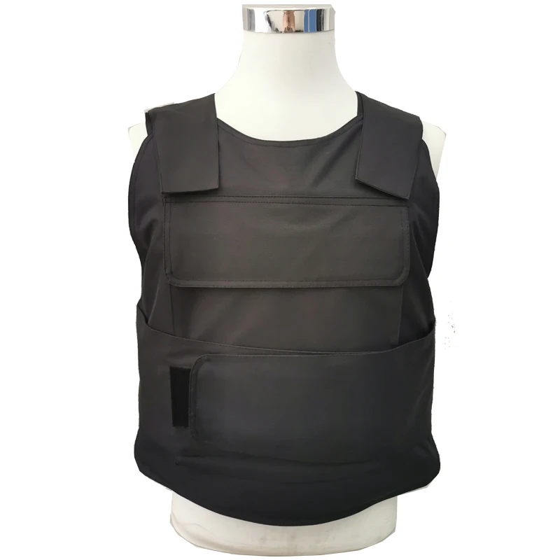 Черный пуленепробиваемый жилет, куртка, военный легкий пуленепробиваемый жилет, спасательный жилет, Боевая полиция, армейская игра NIJ IIIA 9 мм