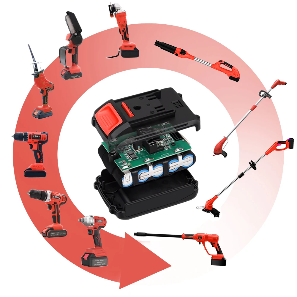 Wood Cutting Saw Cordless Tool Combination Lithium Electric Reciprocating Saw High Quality Metal Battery Plastic Box 220V  GS CE