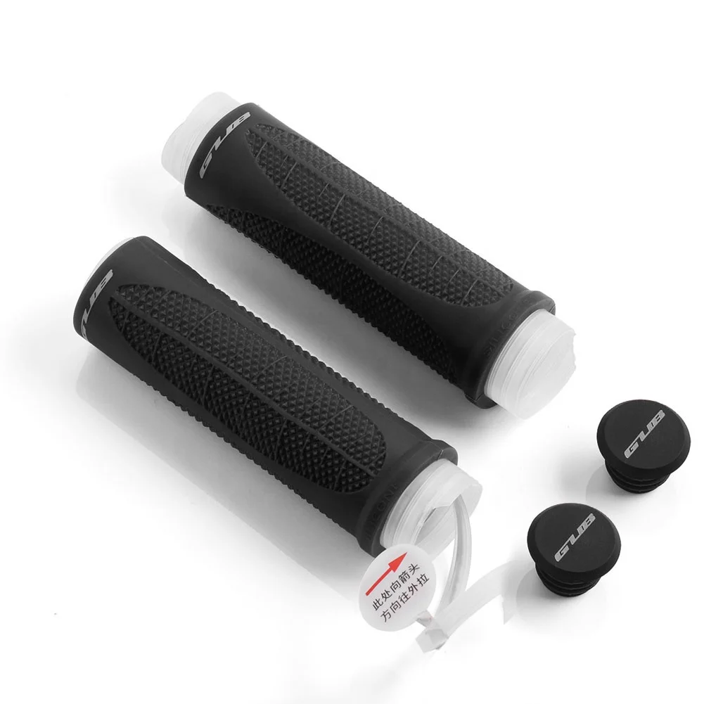 Silica Gel Bicycle MTB BMX Road Mountain Bike Soft Rubber Handlebar End Grips With Bar Plug