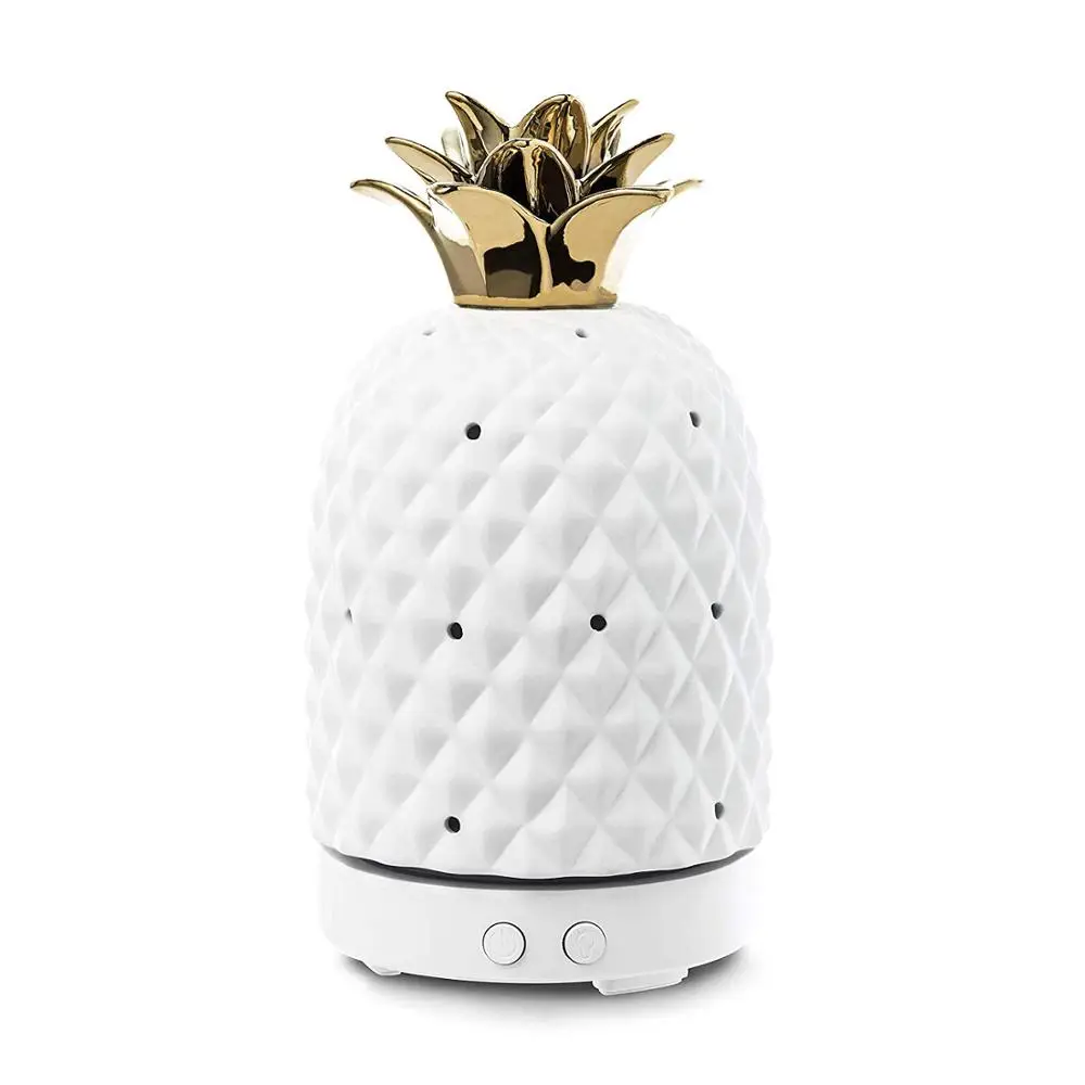 Ceramic Pineapple Shaped Air Classic Electric Cool Mist Humidifier For Room Fragrance