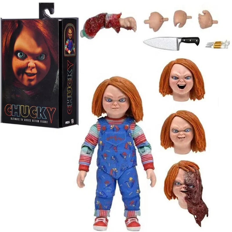 NECA Chucky Ko Anime Figurine Statue Model Collectible Birthday Gift Kid Toys Dolls For Kids