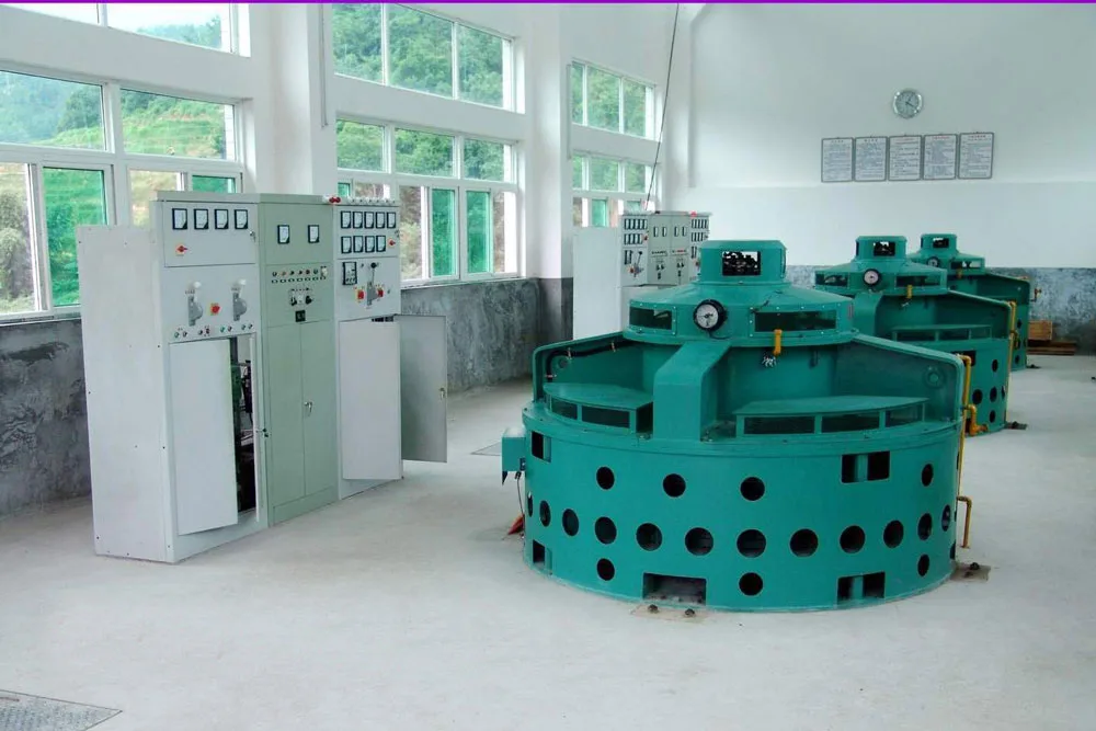 Hydroelectric power plant Axial flow kaplan generator water turbine