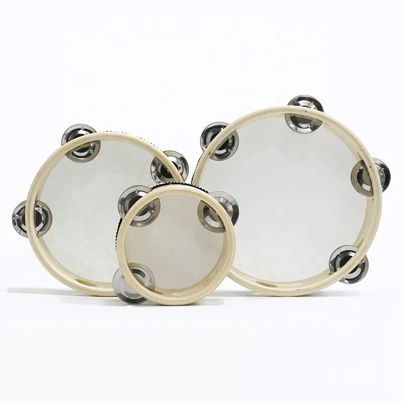 Custom Drum Set Professional Musical Instrument Musical Instruments Drum Wooden Tambourine For Sale for Concert Church Party