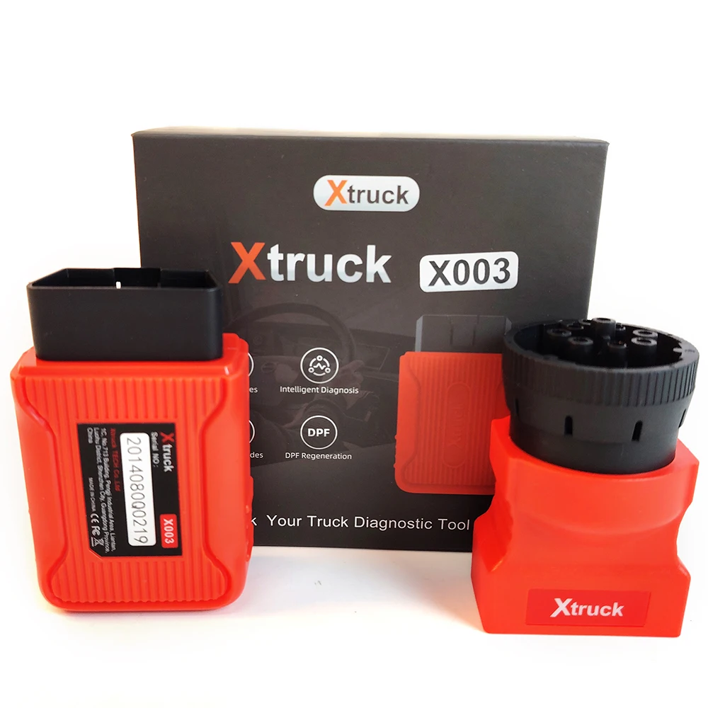 X003 OBD II OBD2 truck excavator DPF regeneration diagnostic scanner tool for volvo for scania pk elm327