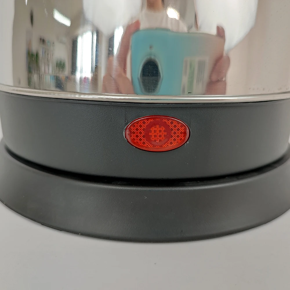 2023 Top Sale  Kitchenware Electric  China Polished Kettle 1.2 Liter with 360 Rotation Good Heating Plate Kettle