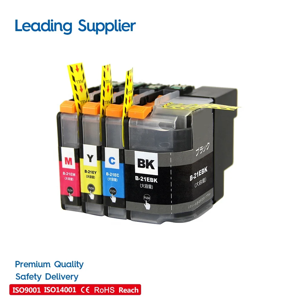 Картридж с чернилами LC21E LC21EXL, совместимый с цветными чернилами для струйных принтеров Brother DCP-J983N