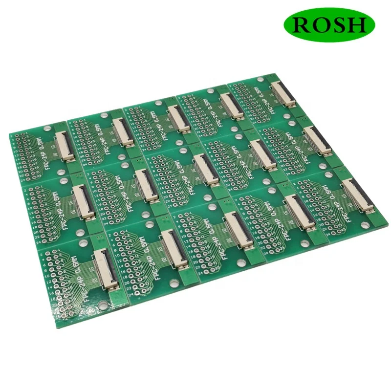 FPC-24PIN кабель шаг 0 5 мм до DIP 2 54 smt адаптер печатной платы FFC 24P FPC 24Pin разъем провода к DIP24 конвертер