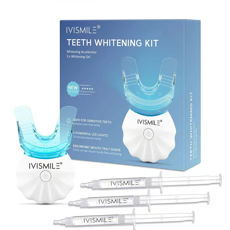 Custom Private Logo 16% HP Advanced UV LED Light USB Kits Teeth Whitening Product in Paper Box