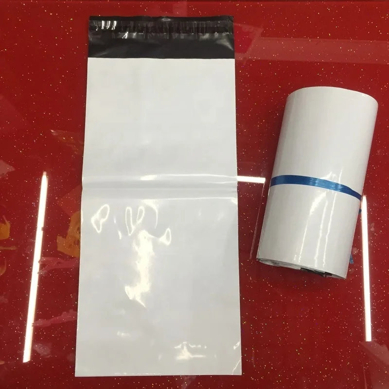 Custom 10x30 15x40 20x50 25x55 30x70 35x80cm Long Strip Poly Courier Mailing Bags Slender Packaging Logistics Mailer Bag