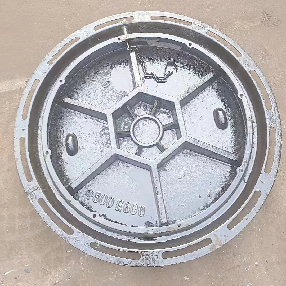 D400 ductile iron double manhole cover Philippines double seal manhole cover