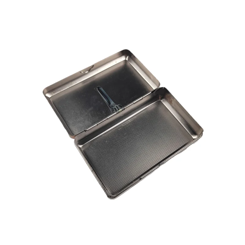 Portable Metal Cigarette Case Supplier Metal Cigarette Case Humidor Bronze Smoking Accessories