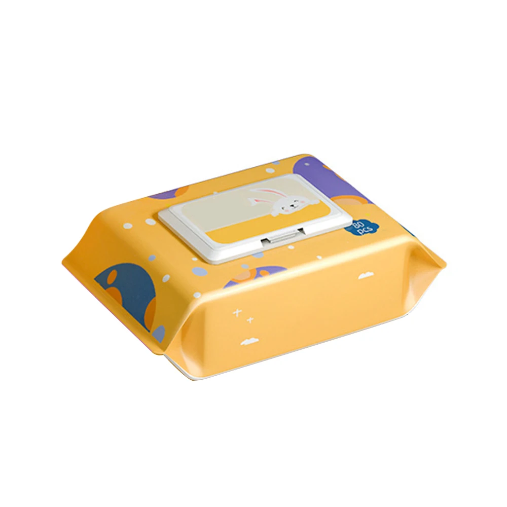 Wholesale baby hand and mouth wipes factory price compostable baby toilet paper wet wipes 80pieces