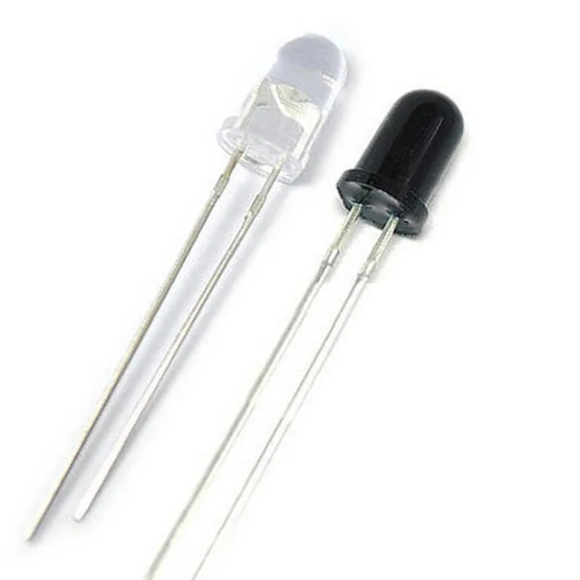 
10pairs 5mm 940nm LEDs Infrared Emitter and IR Receiver Diode 