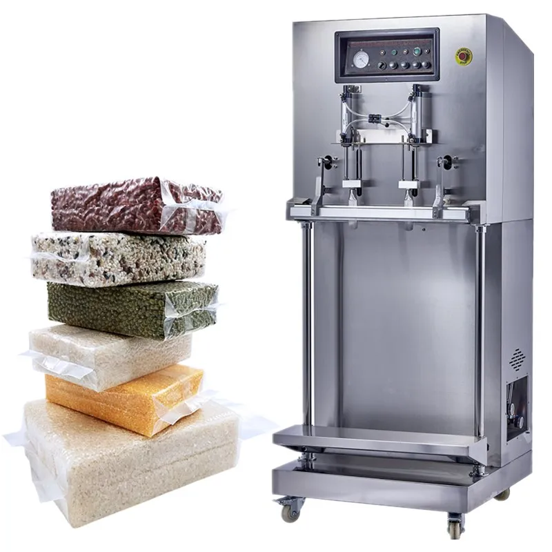 machine emballages sous vide beans nuts grains brick shape big bag packing machine with vacuum seal pack
