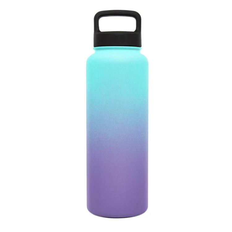 
Customized Private Label Double Wall Stainless Steel Hydro Insulated Flask Wide Mouth Sports Water Bottle 