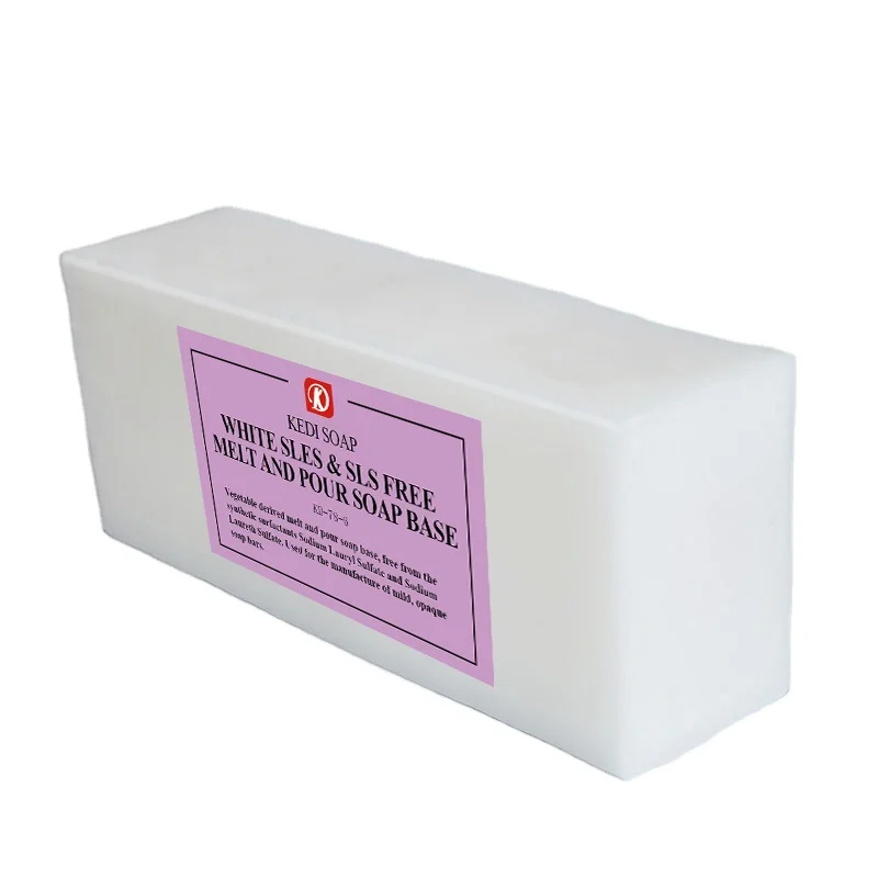 KD-78-7 Opaque white SLES & SLS free melt and pour soap base