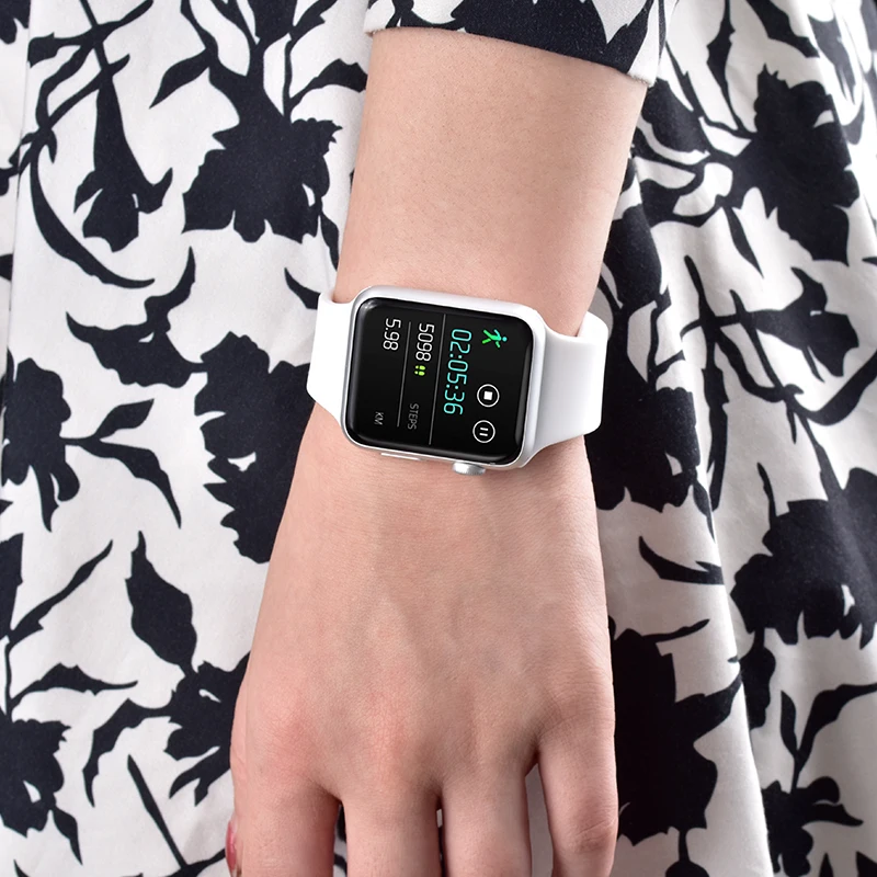 Силиконовый ремешок для часов 38/40 42/44 мм Apple Watch Series 4 5 T500 W26