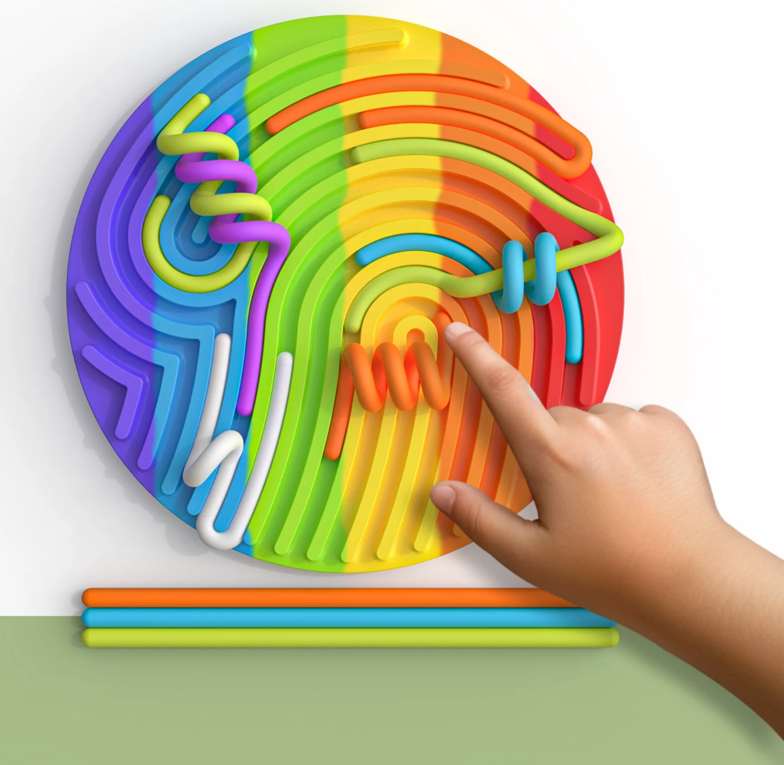 Детский силиконовый набор для сенсорной активности