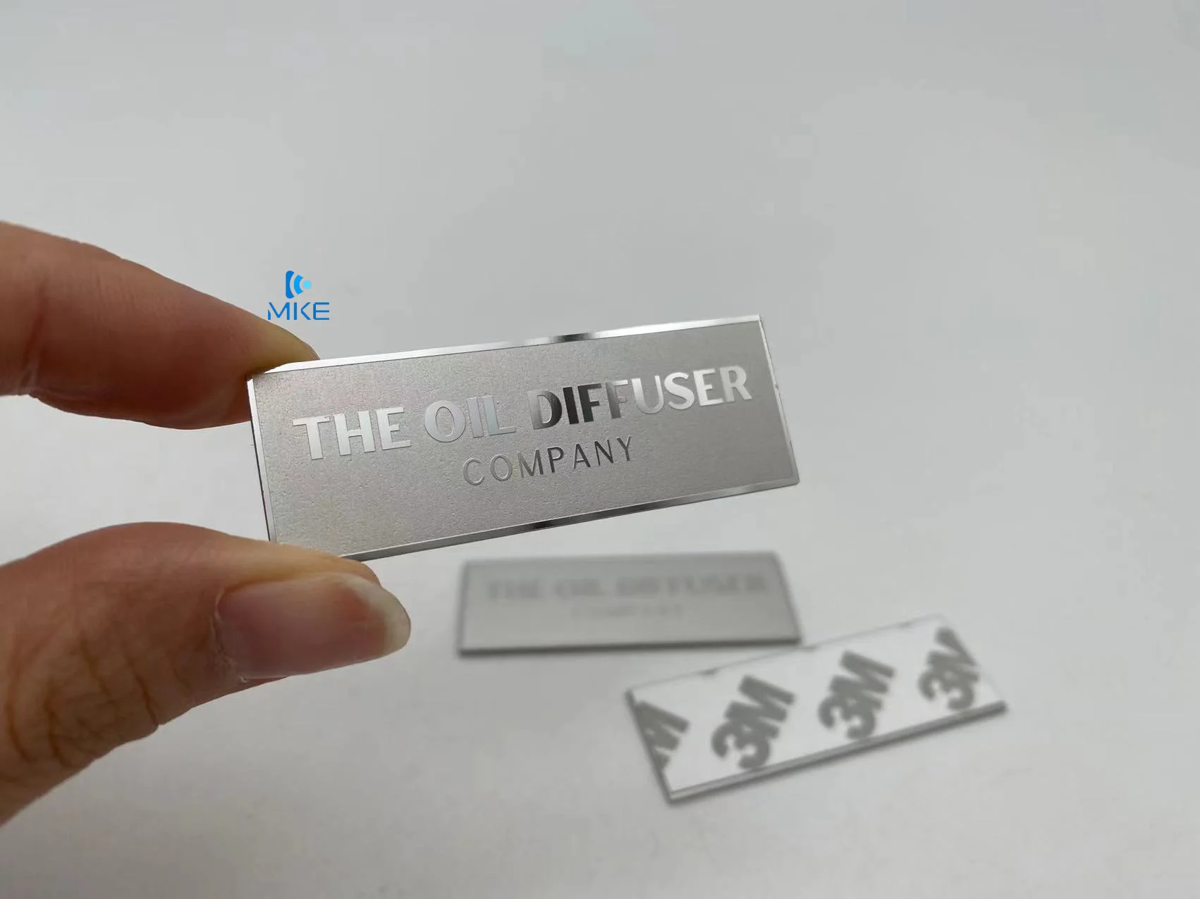 Blank Stainless Steel silver matt tags labels